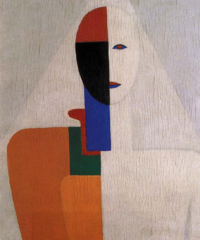 Kasimir Malevich Half-length of Female oil painting picture